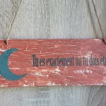 Pancarte zen bois faite main "Tu es exactement où tu dois être" - L'art de décorer