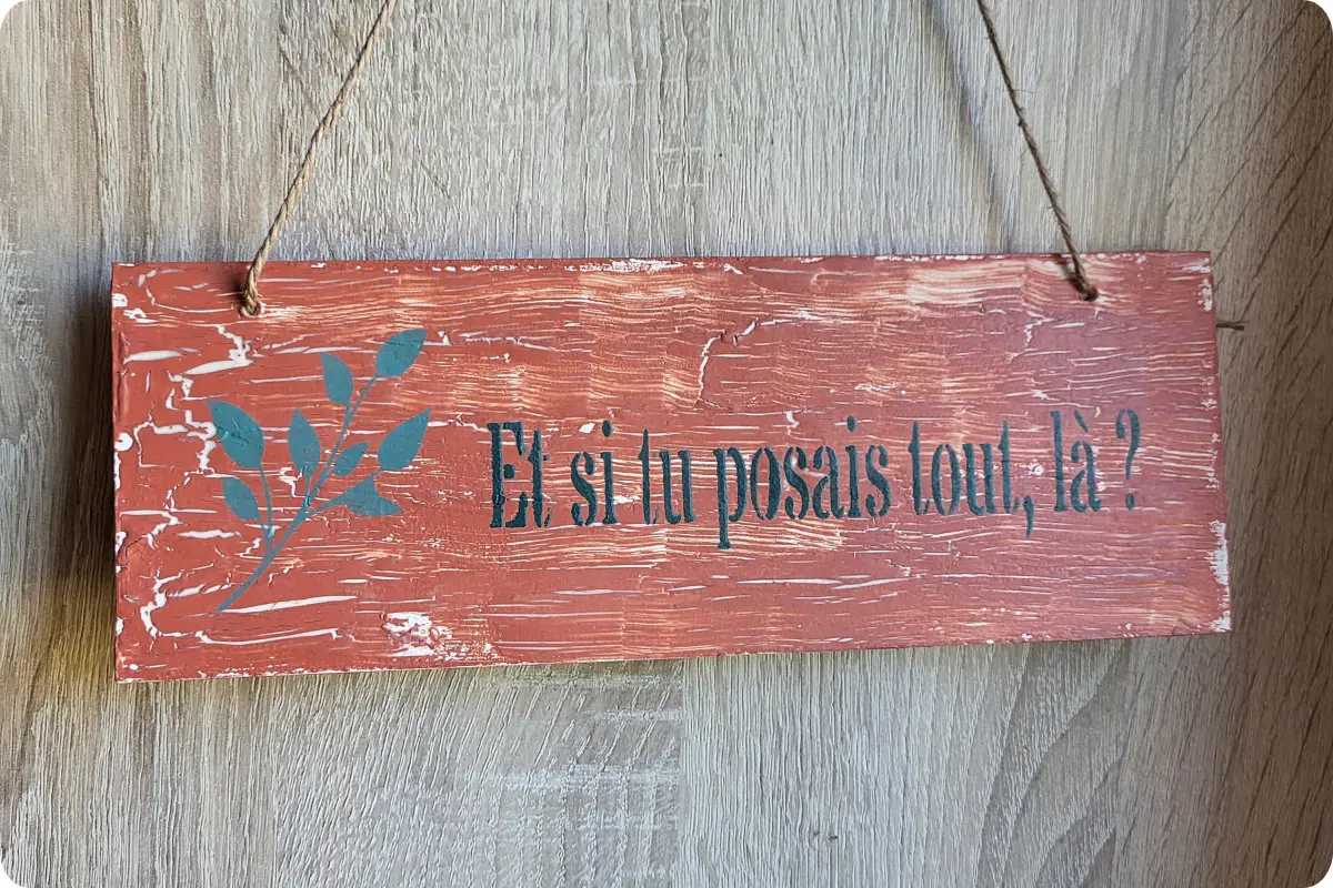 Et si tu posais tout, là ?